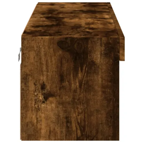 TV ormarić s LED svjetlima boja dimljenog hrasta 100x30x30 cm - Dimljeni hrast 100 cm 1 Cijena