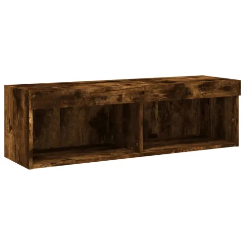 TV ormarić s LED svjetlima boja dimljenog hrasta 100x30x30 cm - Dimljeni hrast 100 cm 1 Cijena