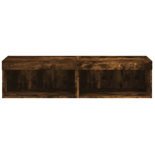 TV ormarići s LED svjetlima 2 kom boja hrasta 60x30x30 cm - Dimljeni hrast 60 cm 2 Cijena