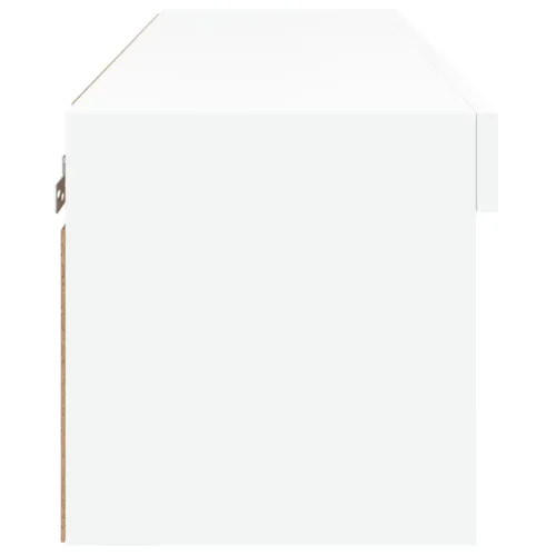 TV ormarić s LED svjetlima bijeli 80x30x30 cm - Bijela 80 cm 1 Cijena
