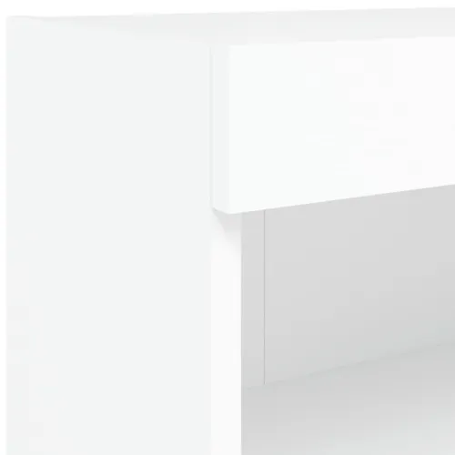 TV ormarić s LED svjetlima bijeli 80x30x30 cm - Bijela 80 cm 1 Cijena