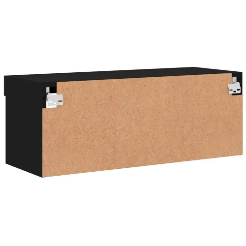 TV ormarići s LED svjetlima 2 kom crni 80x30x30 cm - Crna 80 cm 1 Cijena