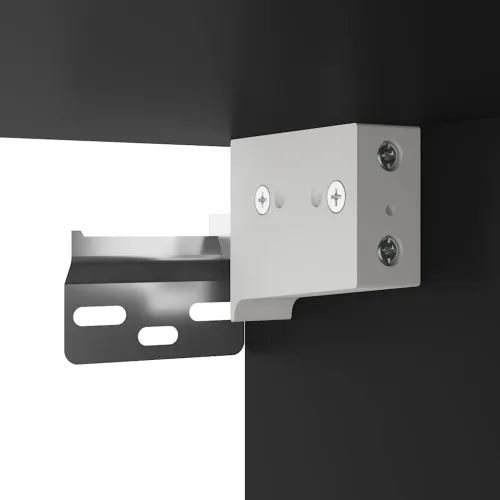 TV ormarići s LED svjetlima 2 kom crni 80x30x30 cm - Crna 80 cm 1 Cijena