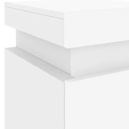 Noćni ormarić s LED svjetlima bijeli 35x 39 x 55 cm - Bijela 1 Bijela 1 Cijena