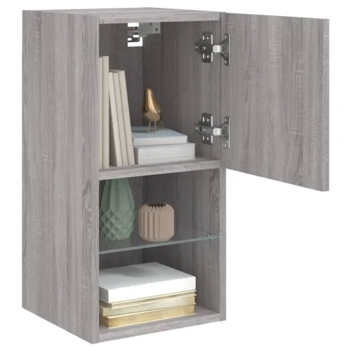 TV ormarić s LED svjetlima boja hrasta 30,5x30x60 cm - Sivi hrast sonoma 30.5 x 30 x 60 cm 1 Cijena