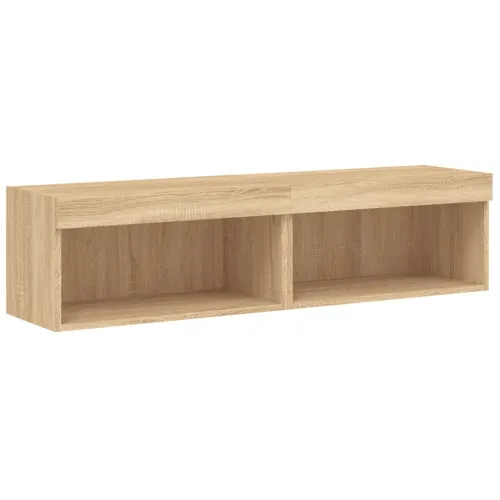 TV ormarići s LED svjetlima 2 kom boja hrasta 60x30x30 cm - Sonoma hrast 60 cm 2 Cijena