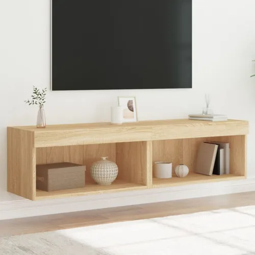 TV ormarići s LED svjetlima 2 kom boja hrasta 60x30x30 cm - Sonoma hrast 60 cm 2 Cijena