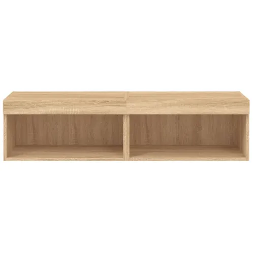 TV ormarići s LED svjetlima 2 kom boja hrasta 60x30x30 cm - Sonoma hrast 60 cm 2 Cijena