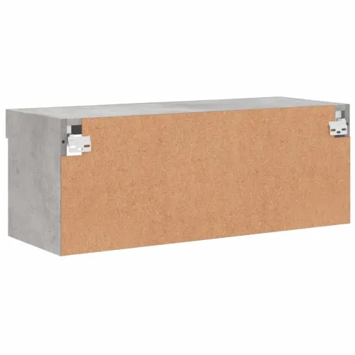 TV ormarić s LED svjetlima siva boja betona 80x30x30 cm - Beton siva 80 cm 1 Cijena