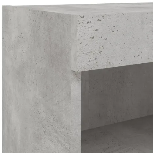 TV ormarić s LED svjetlima siva boja betona 80x30x30 cm - Beton siva 80 cm 1 Cijena