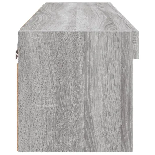 TV ormarić s LED svjetlima boja hrasta 80x30x30 cm - Sivi hrast sonoma 1 80 cm Cijena