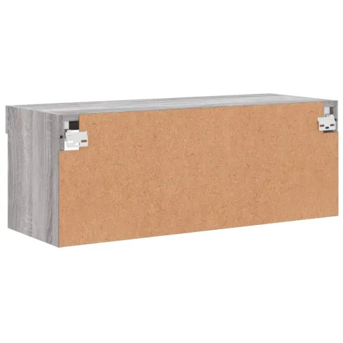 TV ormarić s LED svjetlima boja hrasta 80x30x30 cm - Sivi hrast sonoma 1 80 cm Cijena
