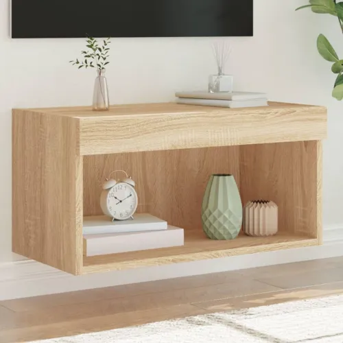 TV ormarić s LED svjetlima boja hrasta sonome 60 x 30 x 30 cm - Sonoma hrast 60 cm 1 Cijena