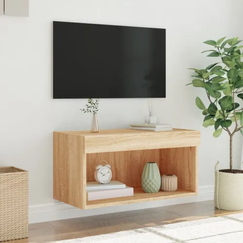 TV ormarić s LED svjetlima boja hrasta sonome 60 x 30 x 30 cm - Sonoma hrast 60 cm 1 Cijena