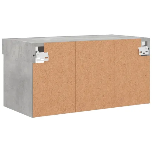 TV ormarić s LED svjetlima siva boja betona 60x30x30 cm - Beton siva 60 cm 1 Cijena