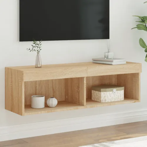 TV ormarić s LED svjetlima boja hrasta sonome 100x30x30 cm - Sonoma hrast 100 cm 1 Cijena