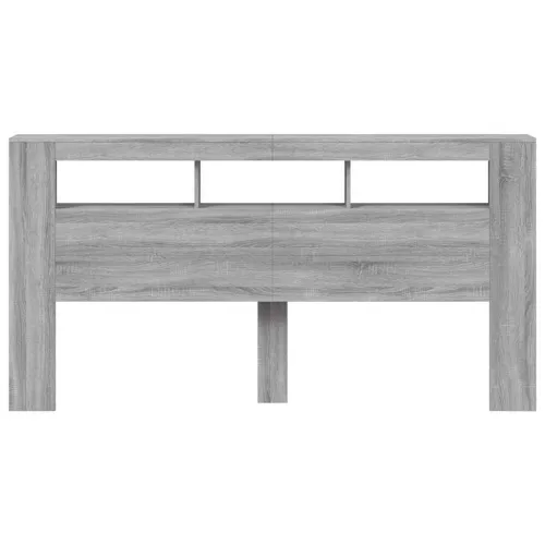 LED uzglavlje boja hrasta 200x18,5x103,5 cm konstruirano drvo - Sivi hrast sonoma 200 x 103.5 cm 1 Sivi hrast sonoma Cijena