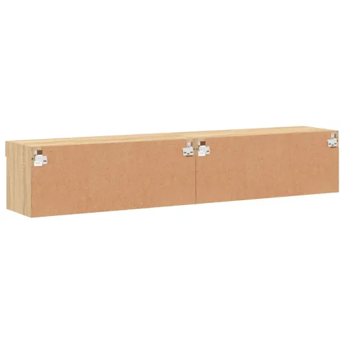 TV ormarići s LED svjetlima 2 kom boja hrasta 80x30x30 cm - Sonoma hrast 80 cm 2 Cijena