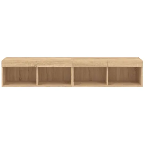 TV ormarići s LED svjetlima 2 kom boja hrasta 80x30x30 cm - Sonoma hrast 80 cm 2 Cijena