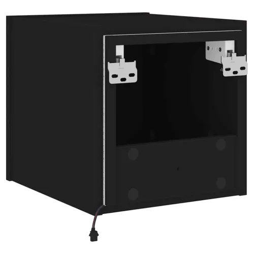 Zidni TV ormarići s LED svjetlima 2 kom crni 30,5 x 35 x 30 cm - Crna 30.5 x 35 x 30 cm 2 Cijena