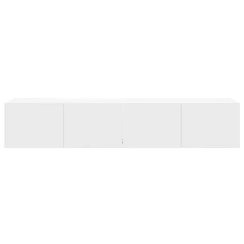 Zidni TV ormarići s LED svjetlima 2 kom bijeli 80x35x31 cm - Bijela 80 x 35 x 31 cm 2 Cijena