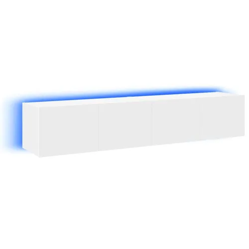 Zidni TV ormarići s LED svjetlima 2 kom bijeli 80x35x31 cm - Bijela 80 x 35 x 31 cm 2 Cijena