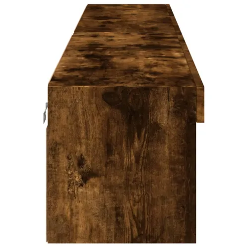 TV ormarići s LED svjetlima 2 kom boja hrasta 100x30x30 cm - Dimljeni hrast 100 cm 2 Cijena