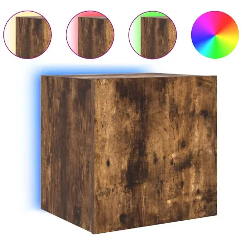 Zidni TV ormarići LED 2 kom boja dimljenog hrasta 40,5x35x40 cm - Dimljeni hrast 40.5 x 35 x 40 cm 2 Cijena