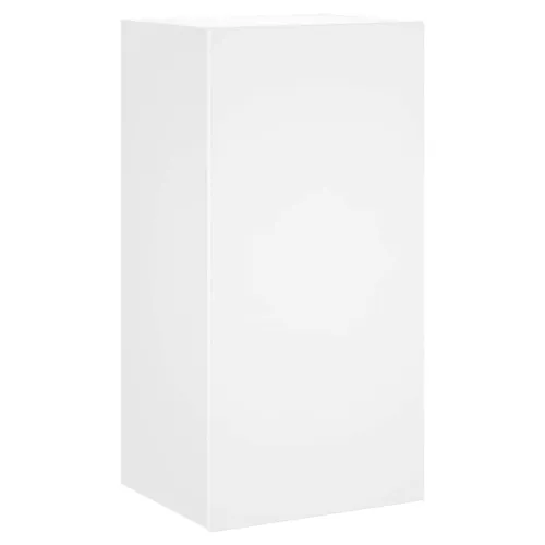 Zidni TV ormarić s LED svjetlima bijeli 40,5 x 35 x 80 cm - Bijela 40.5 x 35 x 80 cm 1 Cijena
