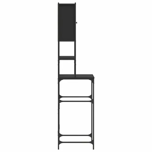Ormarić za perilicu rublja crni 68 x 48,5 x 194 cm - Crna Cijena