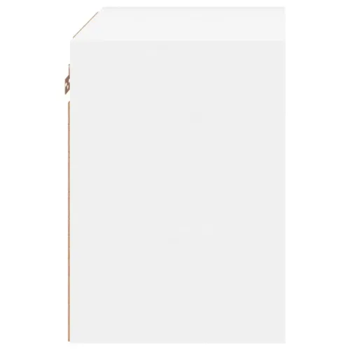 Noćni ormarići s LED svjetlima zidni bijeli - Bijela 2 40 cm Bijela Cijena