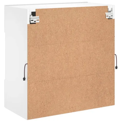 Zidni TV ormarić s LED svjetlima bijeli 58,5x30x60,5 cm - Bijela 1 58.5 cm Bijela Cijena
