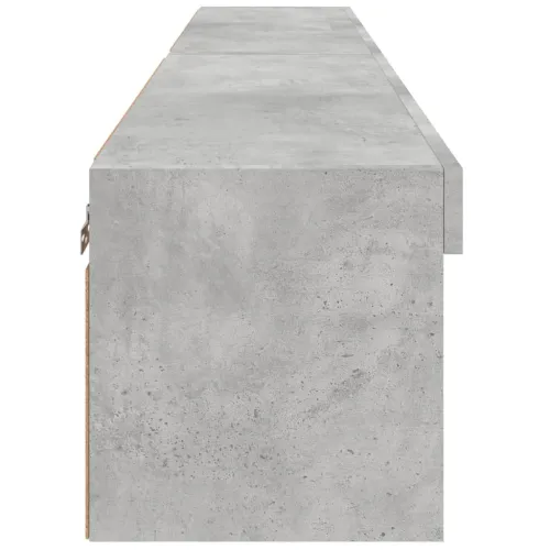 TV ormarići s LED svjetlima 2 kom siva boja betona 80x30x30 cm - Beton siva 80 cm 2 Cijena
