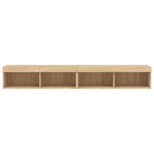 TV ormarići s LED svjetlima 2 kom boja hrasta 100x30x30 cm - Sonoma hrast 100 cm 2 Cijena