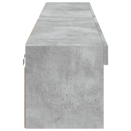 TV ormarići s LED svjetlima 2 kom boja betona 100x30x30 cm - Beton siva 100 cm 2 Cijena