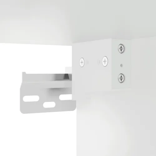 Zidni TV ormarić s LED svjetlima bijeli 80x30x40 cm - Bijela 1 80 cm Cijena