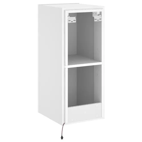 Zidni TV ormarić s LED svjetlima bijeli 30,5 x 35 x 70 cm - Bijela 30.5 x 35 x 70 cm 1 Cijena