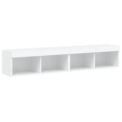 TV ormarići s LED svjetlima 2 kom bijeli 80x30x30 cm - Bijela 2 80 cm Cijena