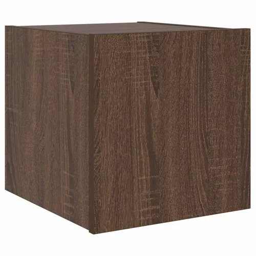 Zidni TV ormarići LED 2 kom smeđa boja hrasta 30,5 x 35 x 30 cm - Smeđi hrast 30.5 x 35 x 30 cm 2 Cijena