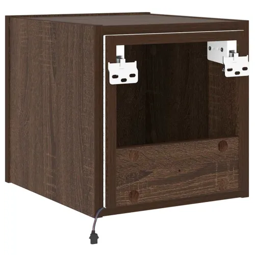 Zidni TV ormarići LED 2 kom smeđa boja hrasta 30,5 x 35 x 30 cm - Smeđi hrast 30.5 x 35 x 30 cm 2 Cijena