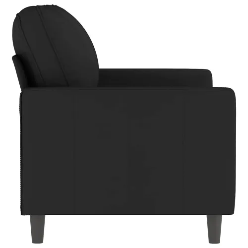 Dvosjed crni 120 cm baršunasti - Crna 1 120 cm Cijena