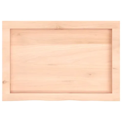 Stolna ploča 60x40x(2-6) cm od netretirane masivne hrastovine - Prirodna 60 x 40 x 6 cm Cijena