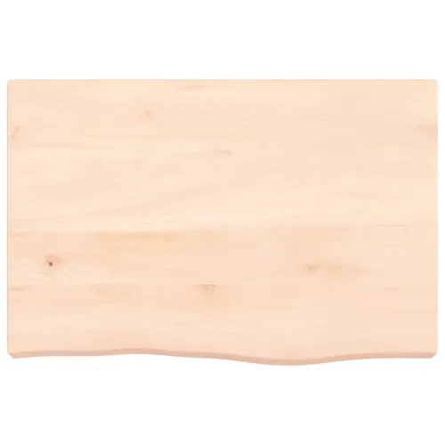 Stolna ploča 60x40x(2-6) cm od netretirane masivne hrastovine - Prirodna 60 x 40 x 6 cm Cijena