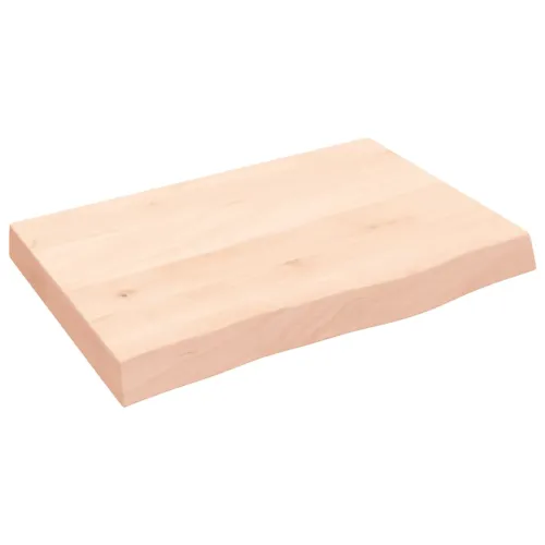 Stolna ploča 60x40x(2-6) cm od netretirane masivne hrastovine - Prirodna 60 x 40 x 6 cm Cijena