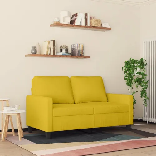 Dvosjed žuti 120 cm baršunasti - Žuta 120 cm Cijena