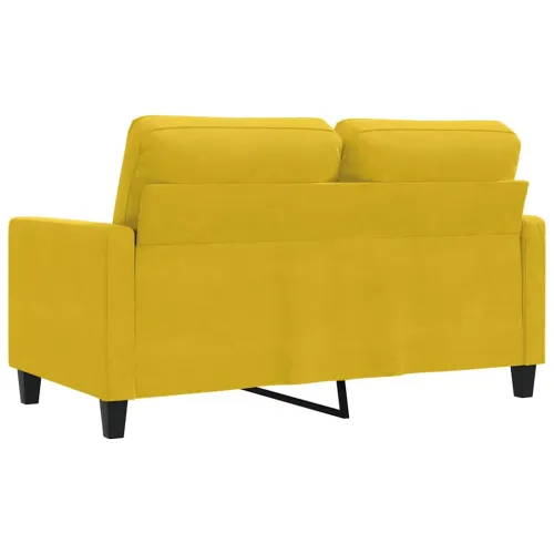 Dvosjed žuti 120 cm baršunasti - Žuta 120 cm Cijena
