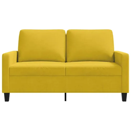 Dvosjed žuti 120 cm baršunasti - Žuta 120 cm Cijena