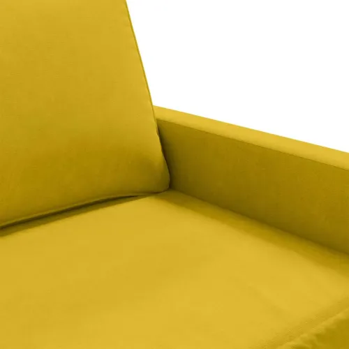 Dvosjed žuti 120 cm baršunasti - Žuta 120 cm Cijena