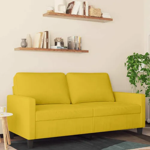 Dvosjed žuti 140 cm baršunasti - Žuta 1 140 cm Cijena