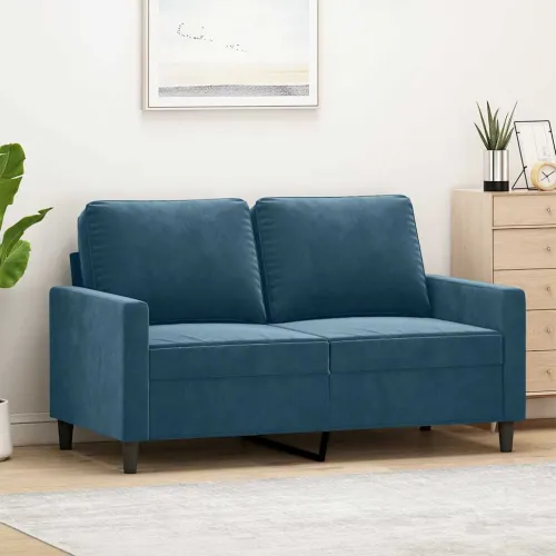 Dvosjed Plava 120 cm baršunasti - Plava 120 cm Cijena
